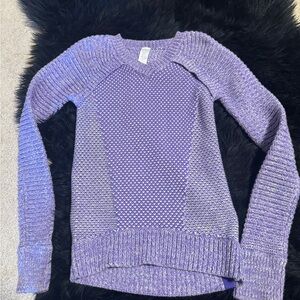 Ivivva Purple Knit Sweater